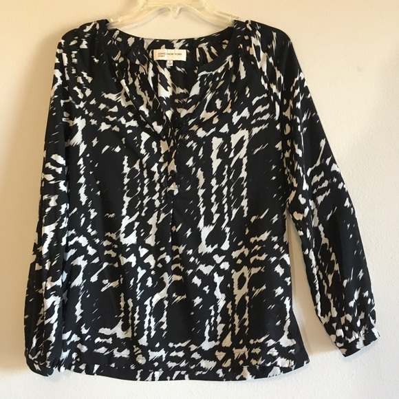 Jones New York Tops - Jones New York Blouse Watercolor Lightweight Top